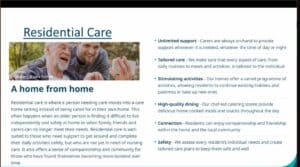 Residential Care